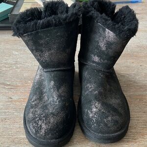 UGG Black Shearling Winter Boots